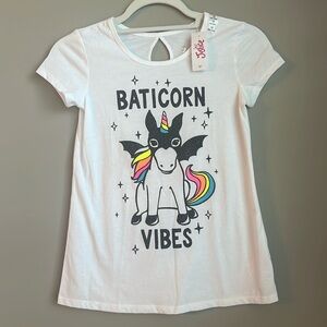Girls Justice Halloween Shirt size Large 12 NWT Baticorn Vibes
